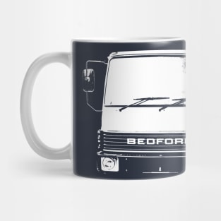 Bedford TL 1980s classic heavy lorry monoblock white Mug